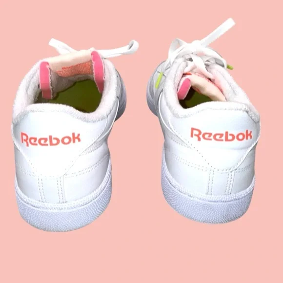 REEBOK Club C 85 - White Orange Flare (Women's 10) - Picture 3 of 12